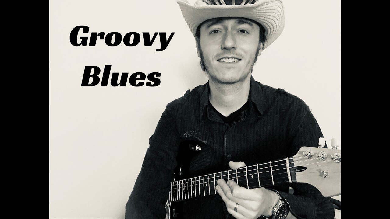 Groovy Blues Guitar Jam and lesson