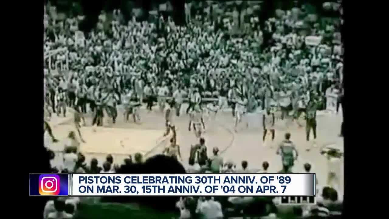 Pistons celebrating anniversaries of Bad Boys and 2004 NBA Championship teams