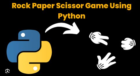 How to create a ROCK PAPER SCISSORS game in Python 🗿