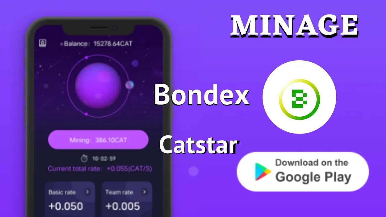 Gagner crypto cat minage projet 2023 Catstar Bondex