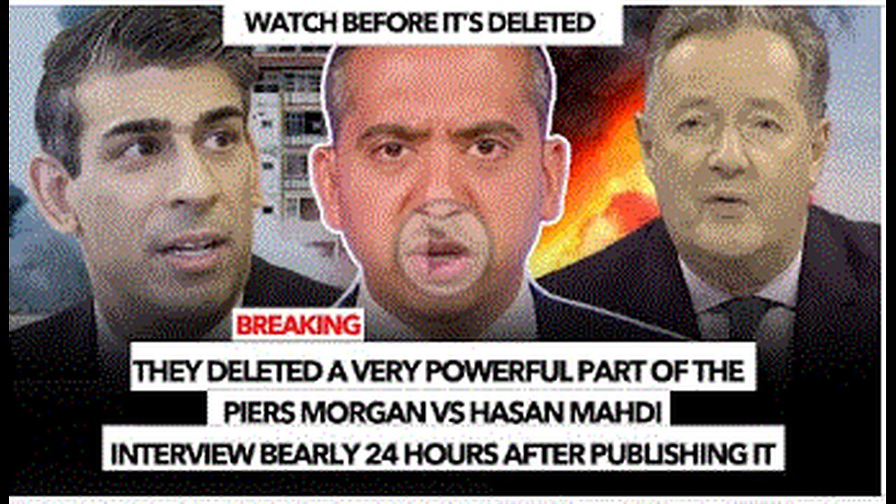 Watch This Part Of The Deleted Interview Before YouTube Removes It (Media Censoring Hasan Mahdi)