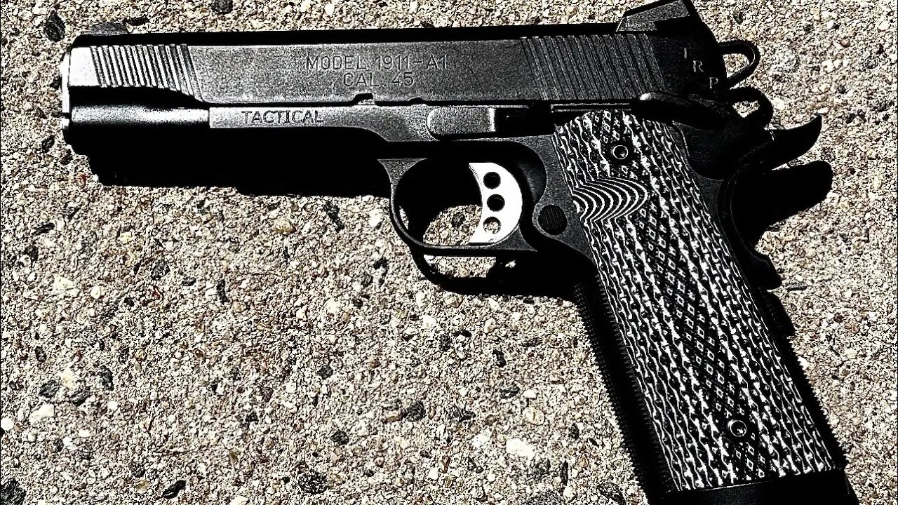 Springfield Armory TRP Tactical 1911 in 45 acp at the Range!!