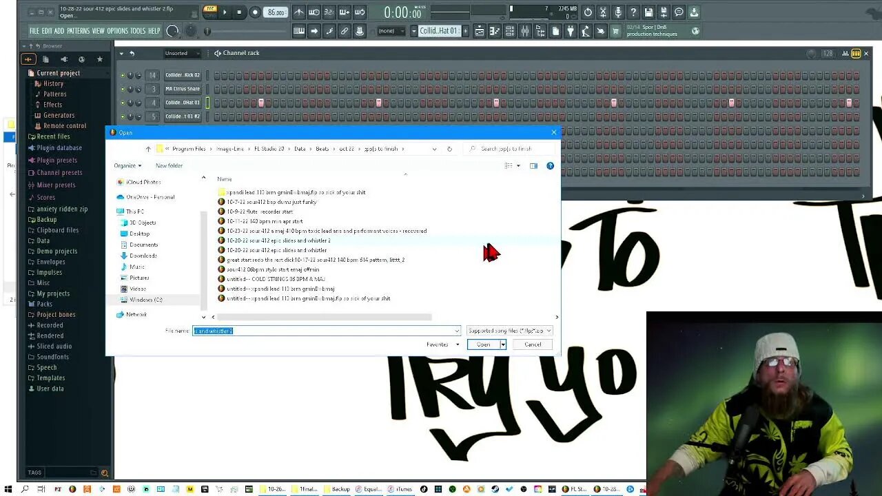 Working on music
