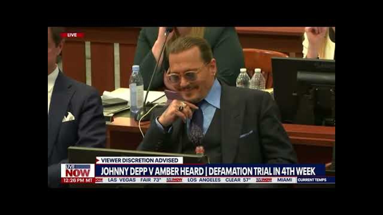 Johnny Depp amused as witness mocks articles written about actor | LiveNOW from FOX