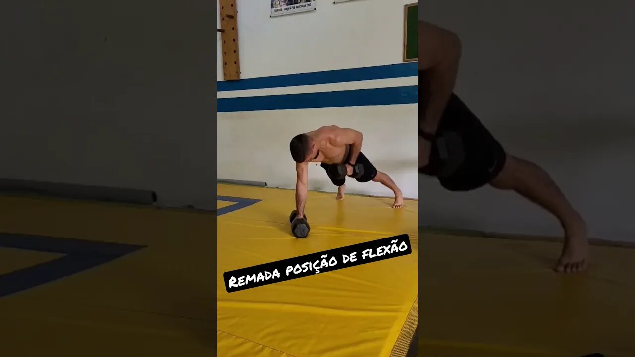 Remada Posição de Flexão
