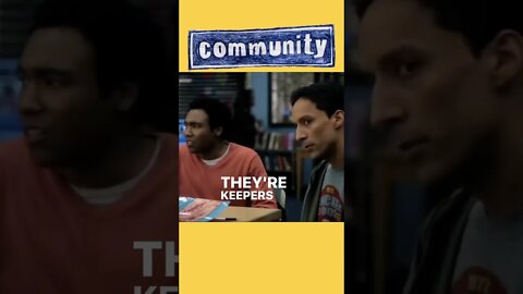 Troy and Abed and the Librarian #community #shorts