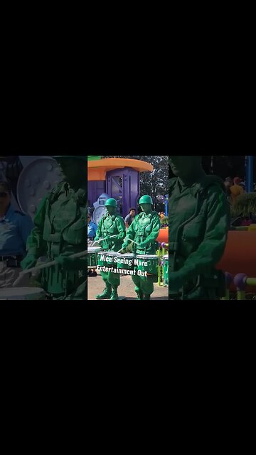 Green Army Laying Down Some Beats