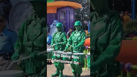 Green Army Laying Down Some Beats
