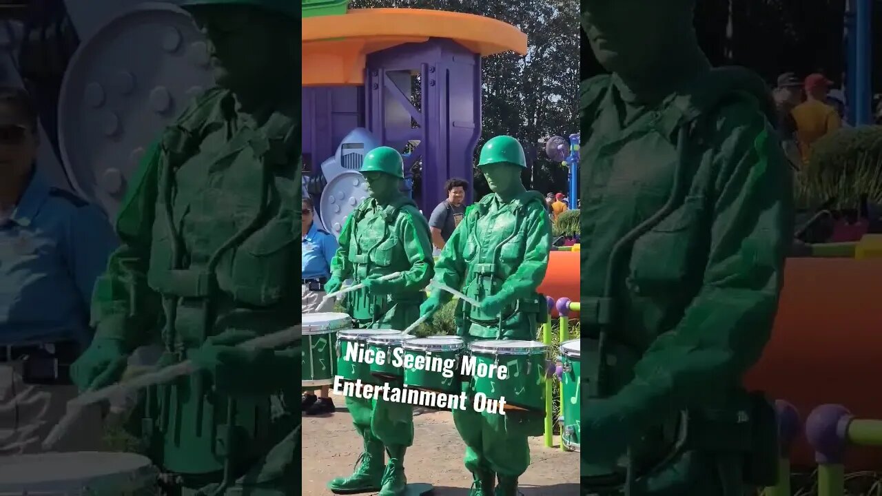 Green Army Laying Down Some Beats