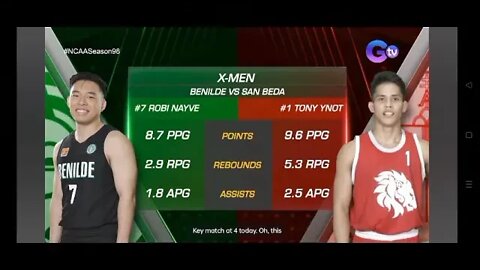 NCAA Season 98 - San Beda vs St. Benilde (LIVE)