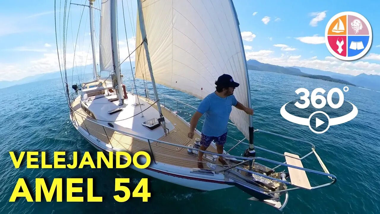 Velejando em 360o no VELEIRO Amel 54 - Sailing Around the World