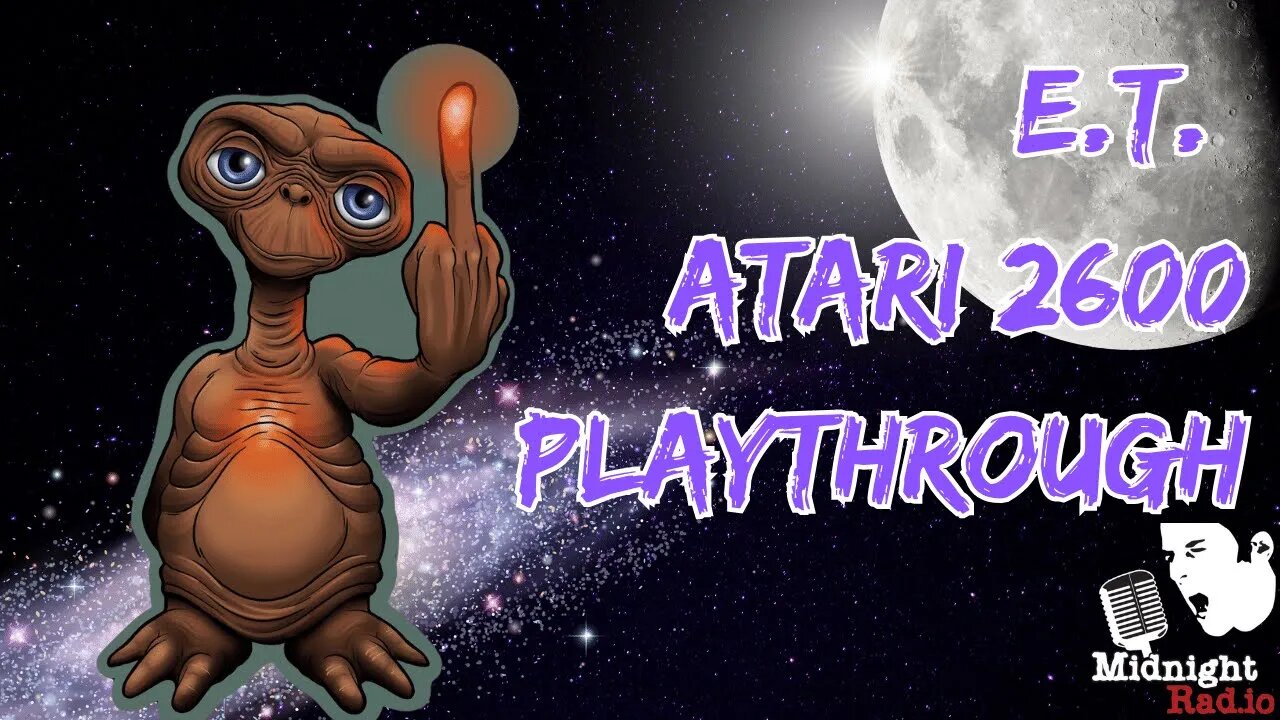 E. T. Playthrough Atari 2600