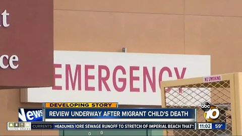 Review underway after migrant child's death