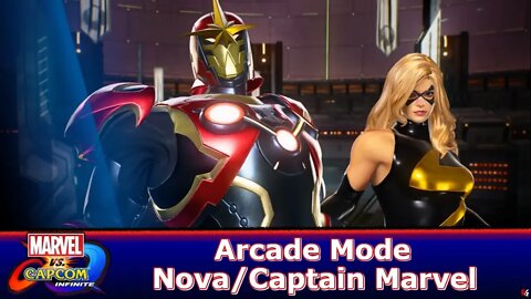 Marvel vs. Capcom: Infinite - Arcade Mode: Nova/Captain Marvel