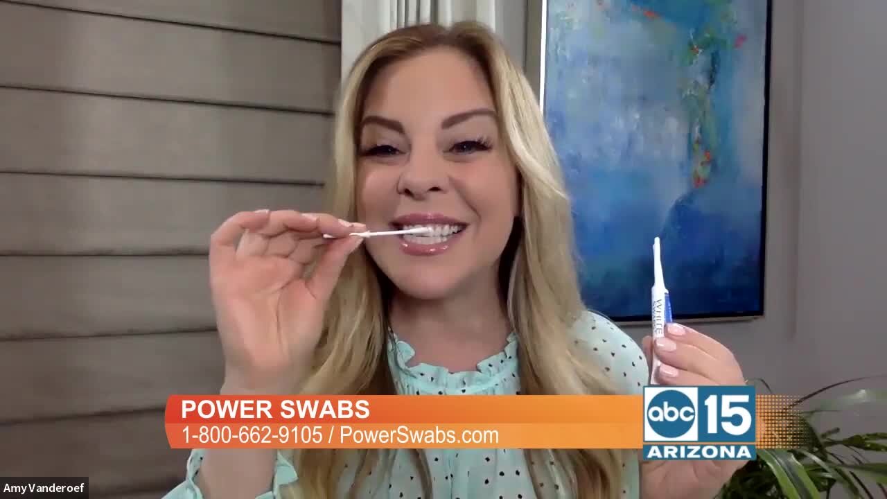 Get a whiter, brighter smile FAST with Power Swabs!