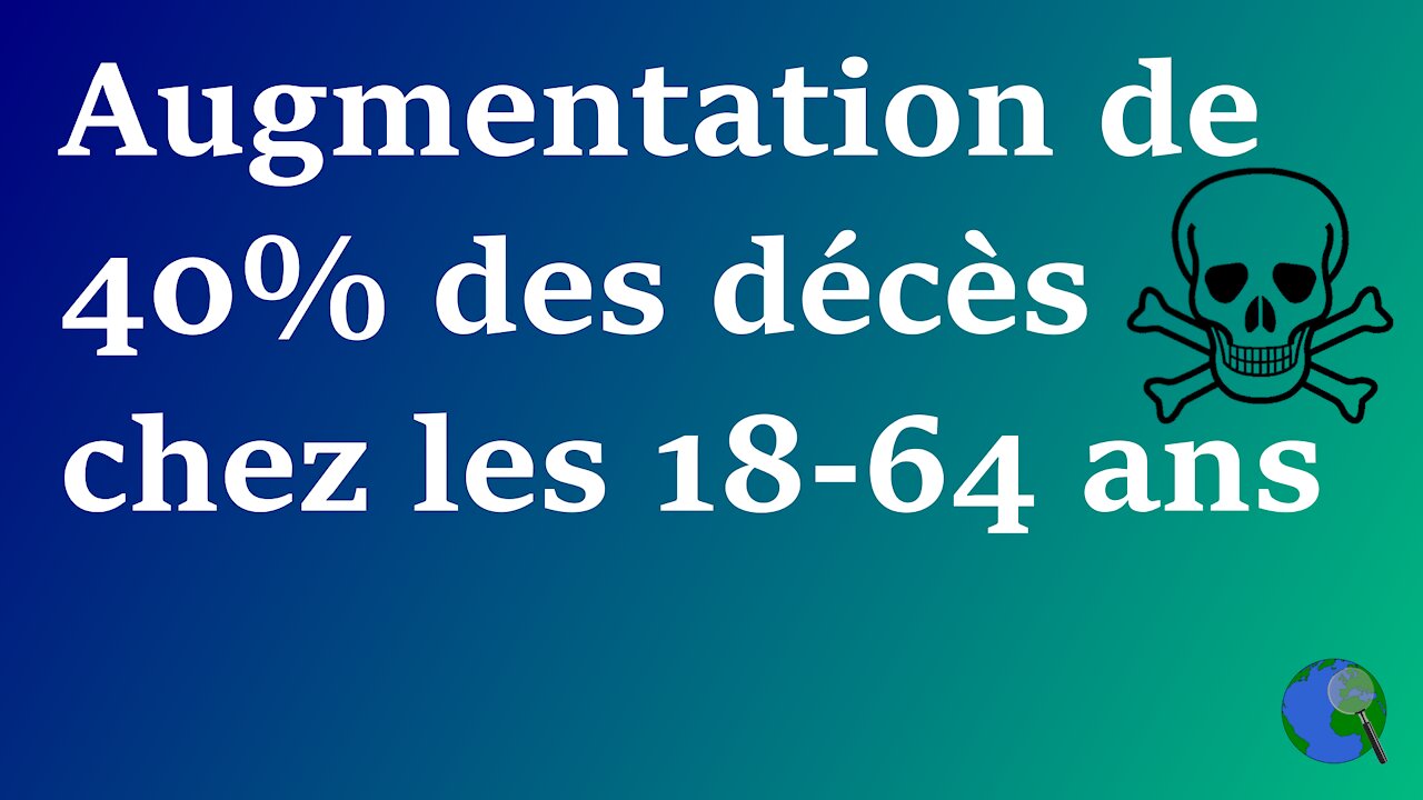 USA - 40% de décès en plus chez les 18-64 ans