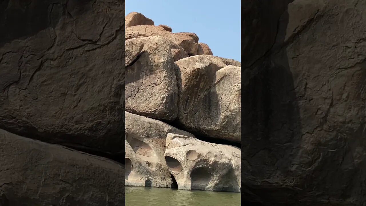 Coracle Ride Hampi #youtubeshorts #hampi