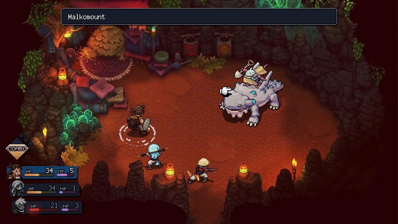 Sea of Stars Malkomud boss battle
