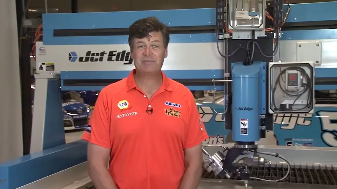 Jet Edge 5 Axis Water Jet - Presented by Michael Waltrip of Michael Waltrip Racing