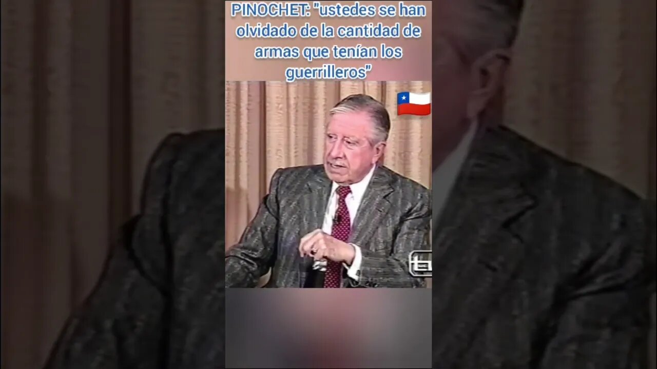 PRESIDENTE PINOCHET. EL 11 DE SEPTIEMBRE HABÍA 15 MIL GUERRILLEROS, ARMADOS CON ARMAMENTO PESADO