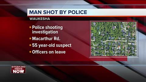 55-year-old man shot, wounded by Waukesha Police after pursuit
