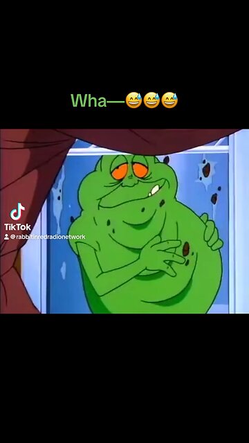 Slimer Says Hi The Real Ghostbusters Peter Venkman Clip Cartoon