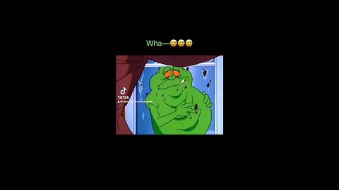 Slimer Says Hi The Real Ghostbusters Peter Venkman Clip Cartoon