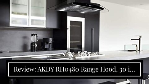 Review: AKDY RH0480 Range Hood, 30 in, Black Painted & InSinkErator Garbage Disposal Power Cord...