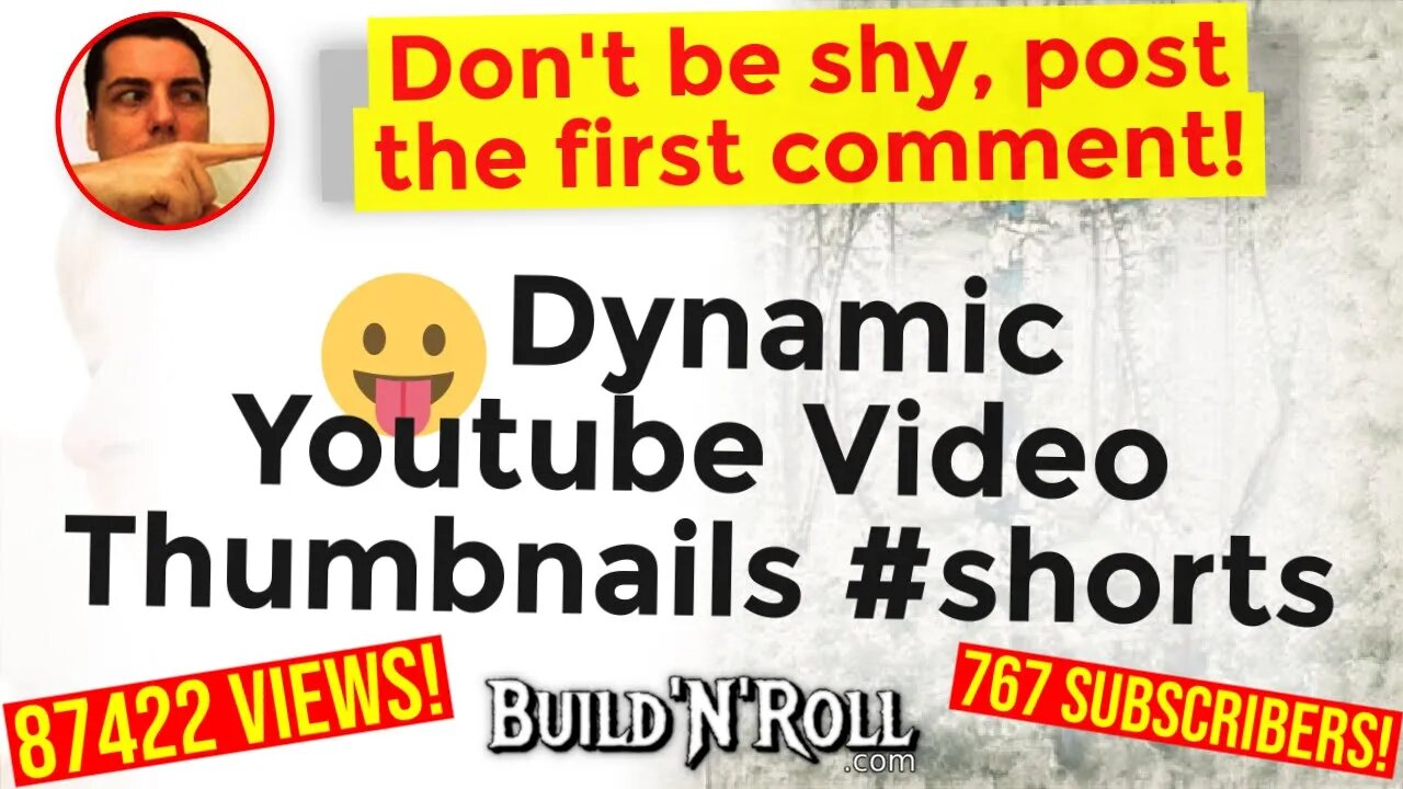 😛 Dynamic Youtube Video Thumbnails #shorts