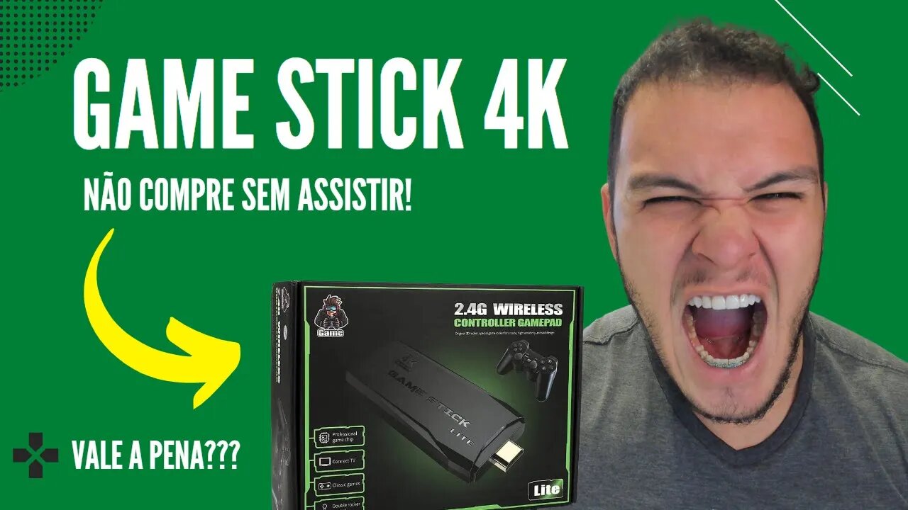 GAME STICK LITE 4K - Game Stick 4k Vale a Pena? A Verdade Sobre Game Stick Lite 4k GD10!