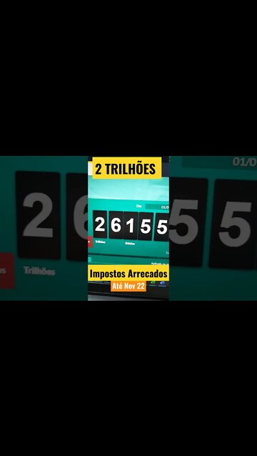 2 TRILHÕES E 615 BILHÕES DE REAIS EM IMPOSTOS ARRECADADOS ATE NOV 2022 | É JUSTO? #shorts