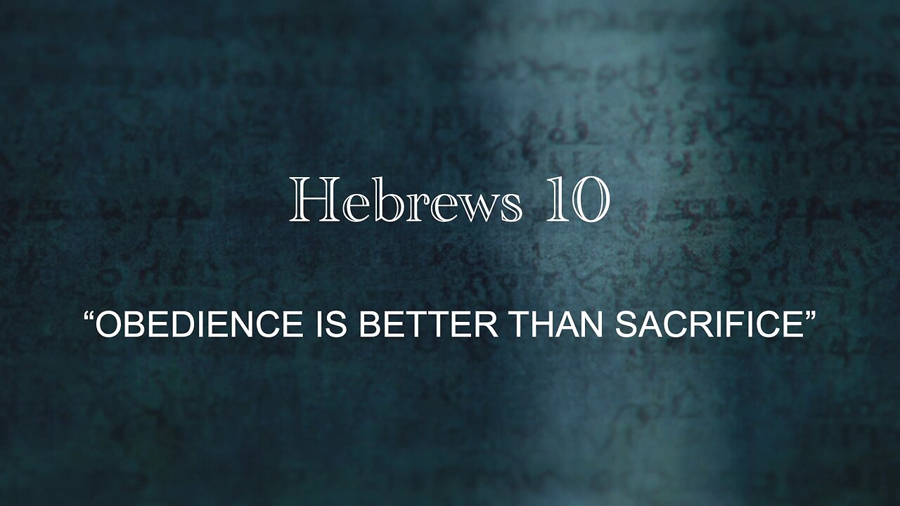 Obedience Is Better Than Sacrifice | Jubilee Worship Center