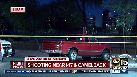 Man taken to hospital after being shot near I-17 and Camelback