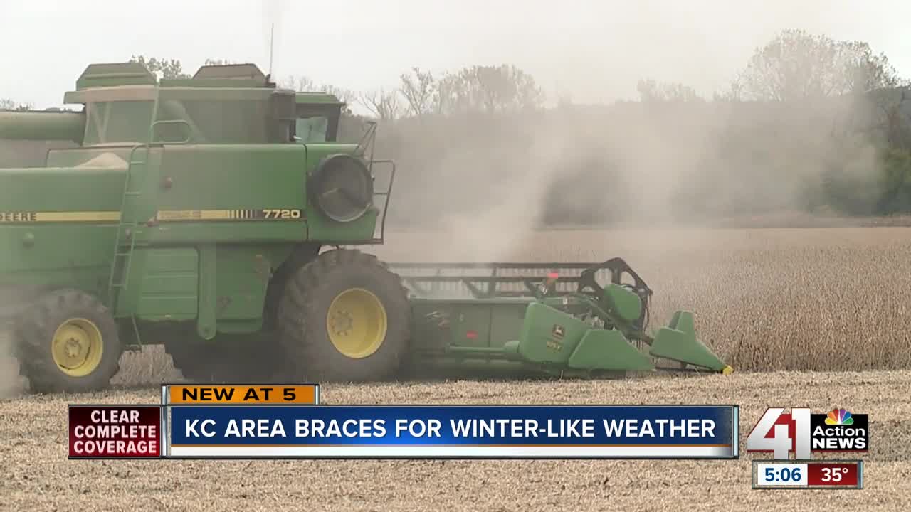 KC area braces for winter-like weather