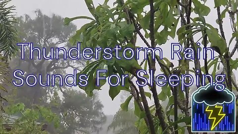 Thunderstorm Rain Sounds | Fall Asleep in Under 5 Minutes