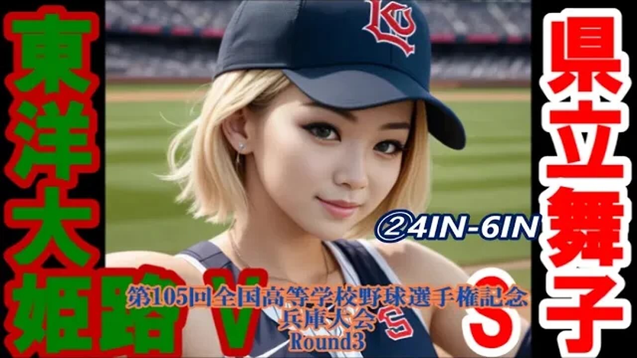 【第105回全国高等学校野球選手権記念兵庫大会】東洋大姫路vs県舞子InPlay全収録②4IN-6IN