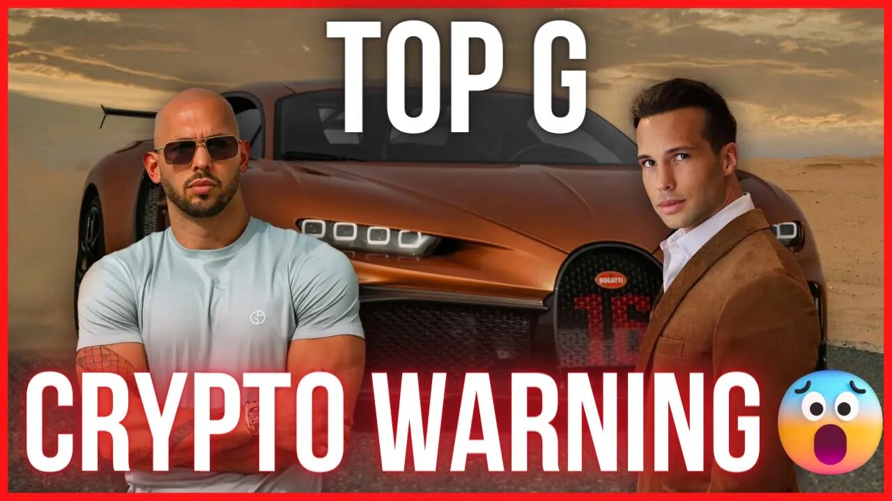 Andrew Tate Top G WARNING on Crypto