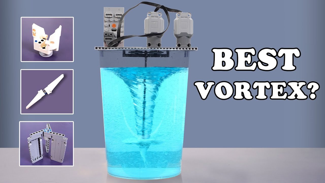 Testing 10 LEGO Propellers in Water Vortex - Which Is The Best?