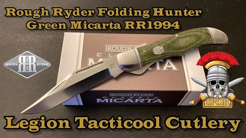 Is it a user? Let’s find out! Rough Ryder Green Micarta Hunter! Like, Share, Subscribe! Like it!!