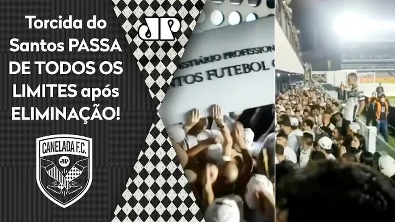 MEU DEUS! SURREAL! OLHA o que a torcida do Santos FEZ após ELIMINAÇÃO pro Táchira na Sul-Americana!