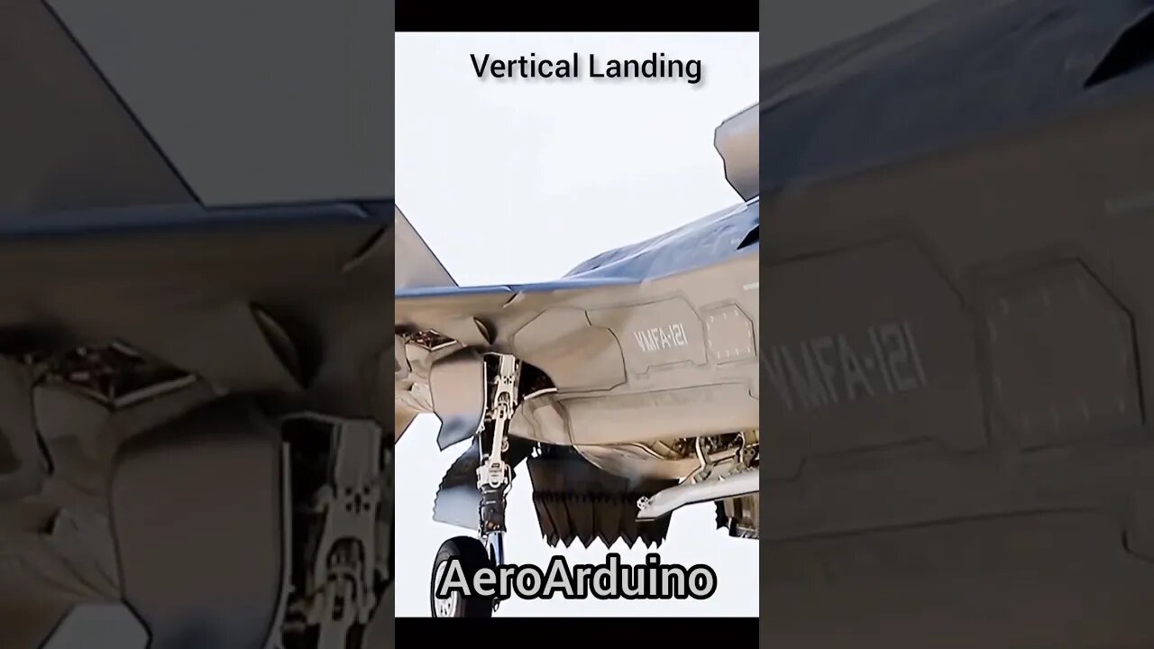 #F35 Flex Muscles Vertical Landing #Aviation #AeroArduino