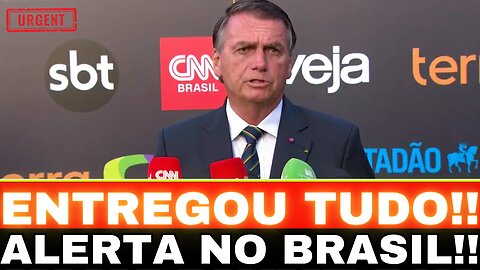 URGENTE!! APÓS DECISÃO DA PF BOLSONARO DECIDE COLOCAR A BOCA NO TROMBONE!!