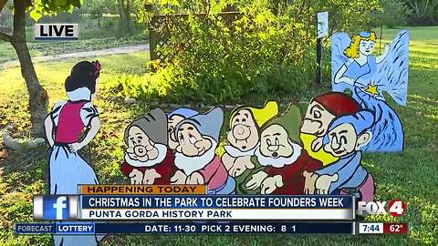 Punta Gorda's Founders' Day Week celebrates with Christmas in the Park - 7:30am live report