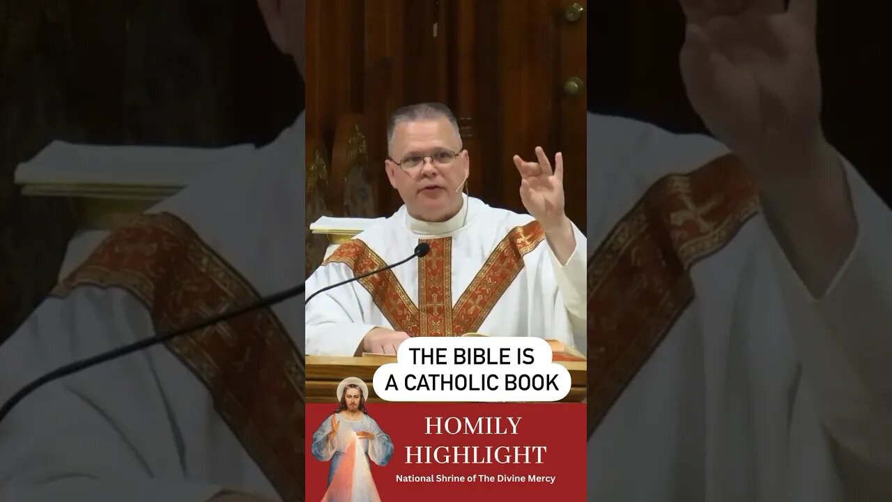 The #Bible is a Catholic book. #christian #divinemercy #catholic #scripture