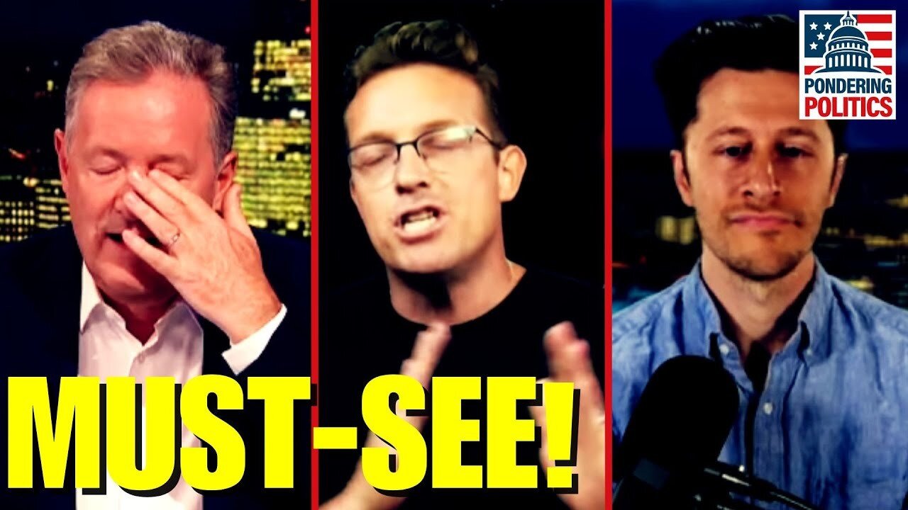 MAGA Lunatic TRIGGERED on Piers Morgan's Latest Trump Panel!