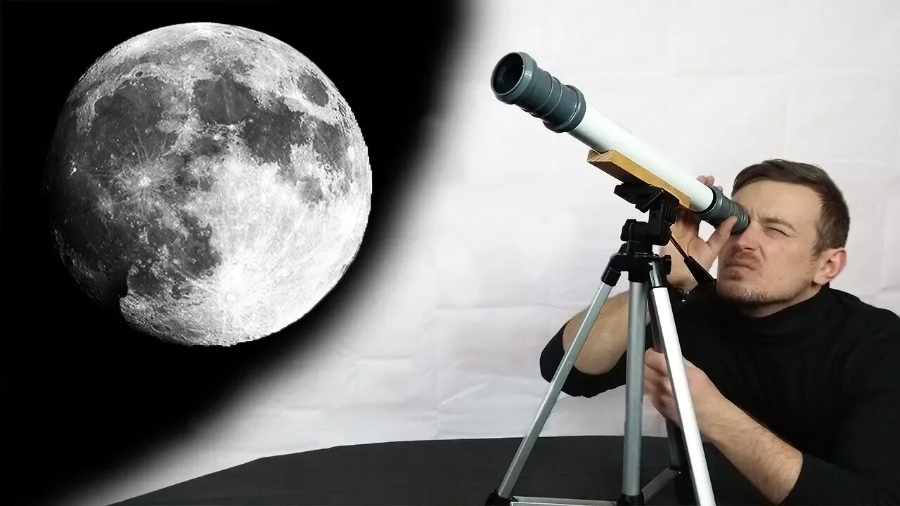 How To Make a DIY Telescope to see the Moon for $20