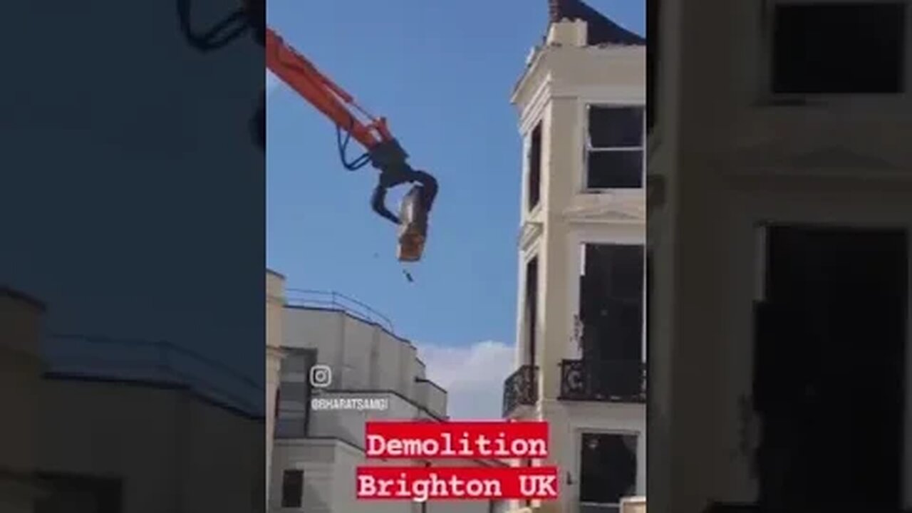 Demolition after fire #reelsvideo #reelsviral #bharatsamgi #reels #shorts #brighton #Demolition