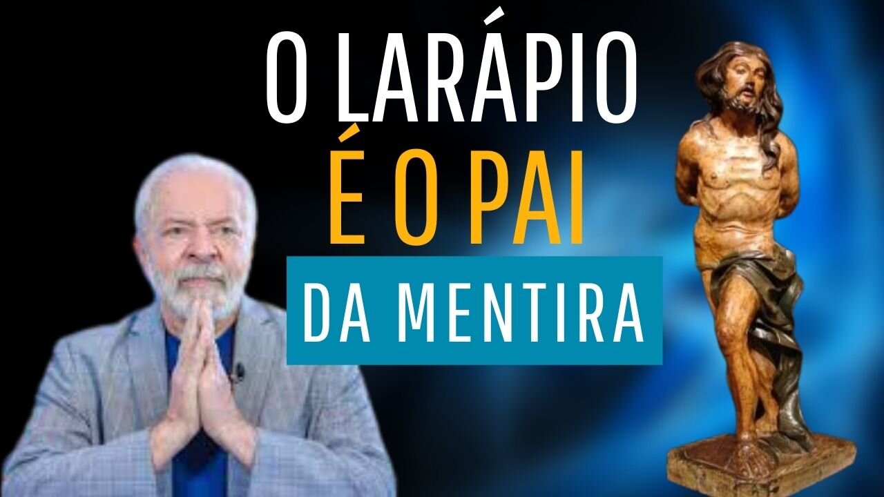 LULA CONVERSA COM IMAGEM DE CRISTO APÓS SANCIONAR DIA DO CANDOMBLÉ.