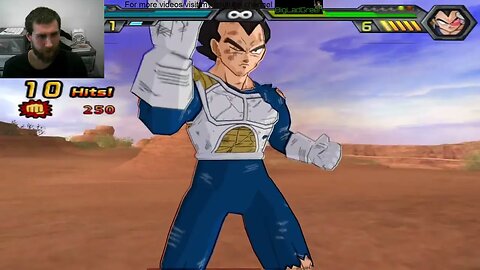 Dragon Ball Z Budokai Tenkaichi 4 Saiyan saga - Vegeta battle