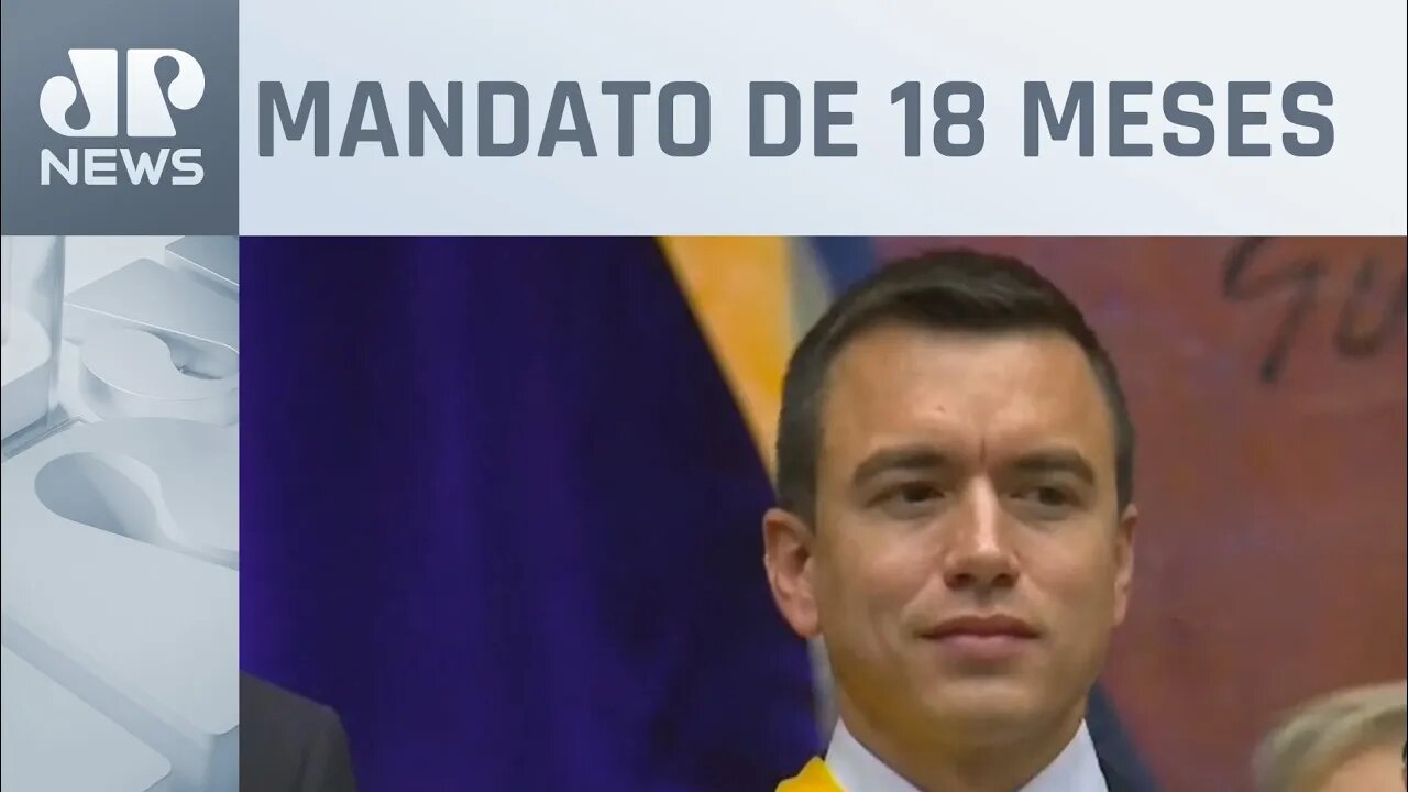 Novo governo do Equador tenta conter série de crises no país